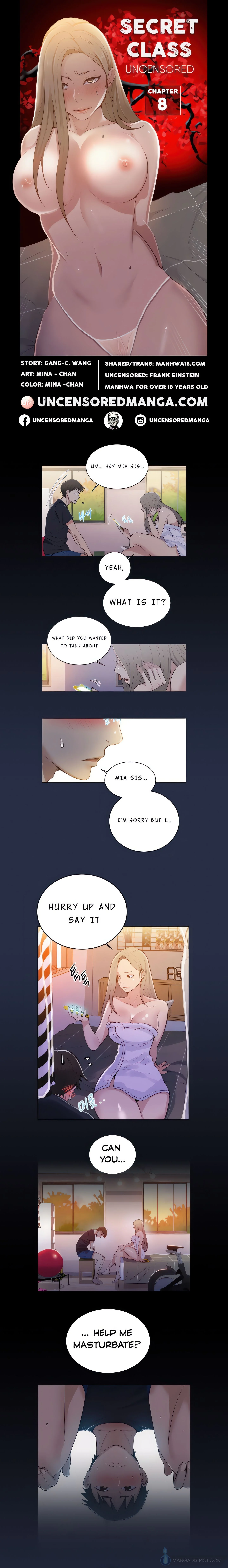Secret Class (Uncensored Fan Edition) chapter 8 page 1