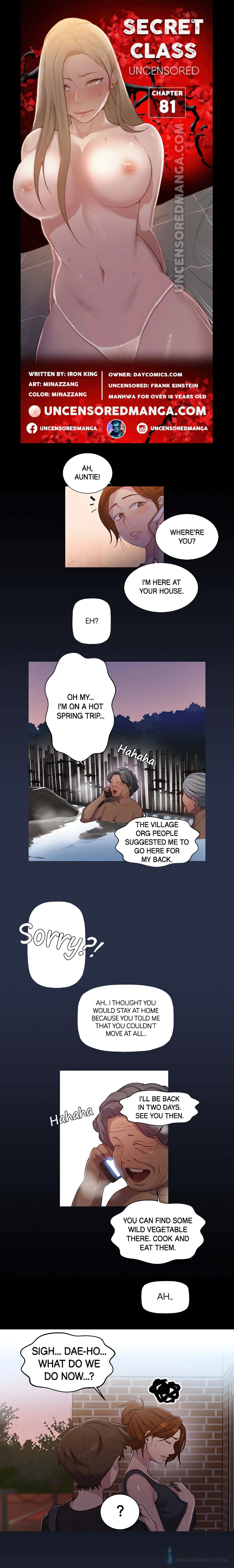 Secret Class (Uncensored Fan Edition) chapter 81 page 1