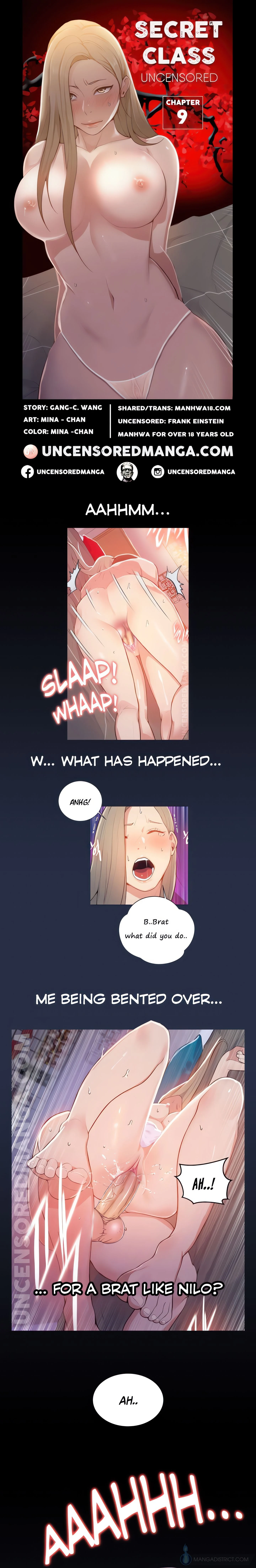 Secret Class (Uncensored Fan Edition) chapter 9 page 1