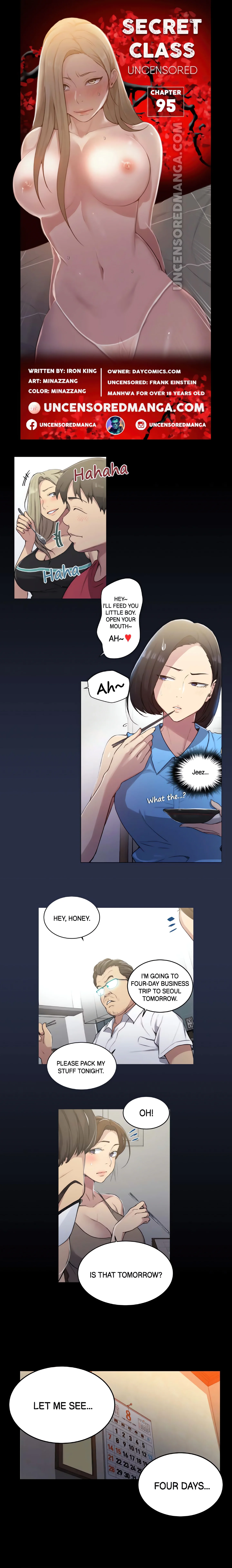 Secret Class (Uncensored Fan Edition) chapter 95 page 1