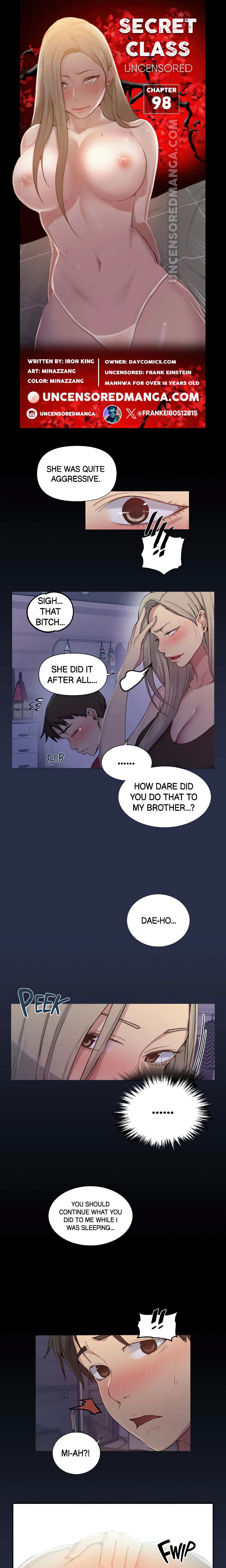 Secret Class (Uncensored Fan Edition) chapter 98 page 1