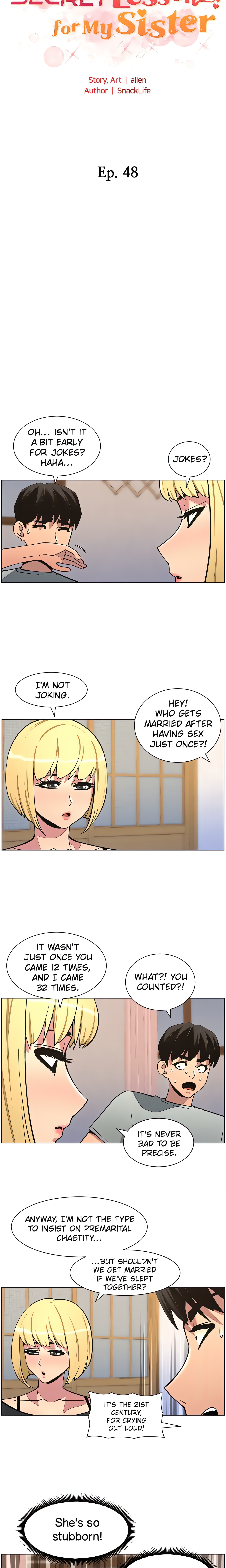 Secret Lessons for My Sister (Official) chapter 48 page 3