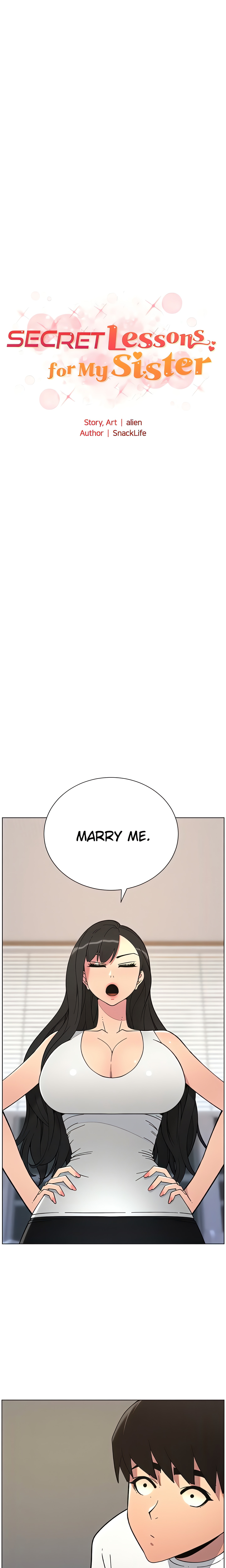 Secret Lessons for My Sister (Official) chapter 53 page 1