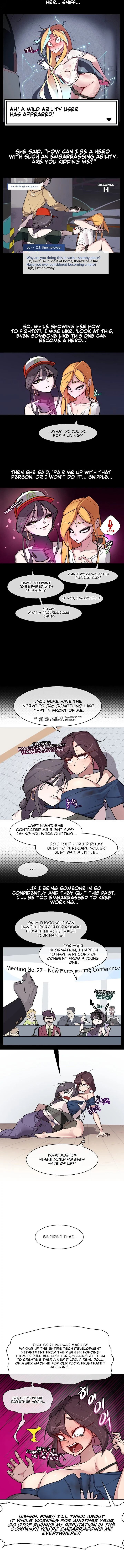 Secret! Orgasm Hero chapter 8 page 3