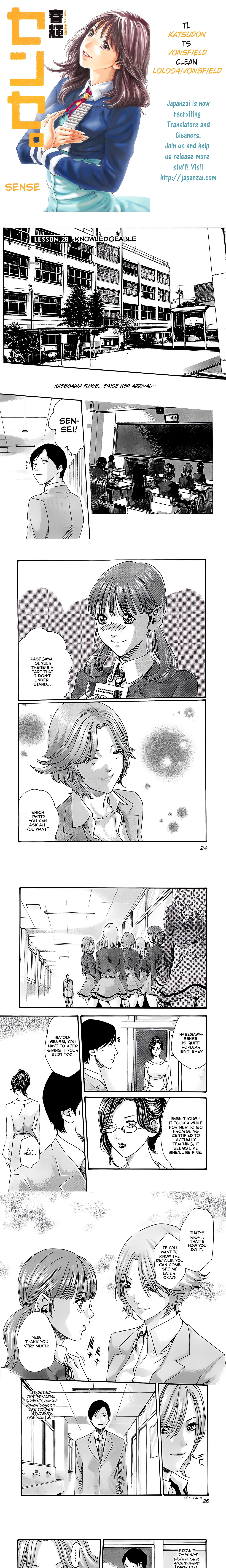 Sense. chapter 20 page 1
