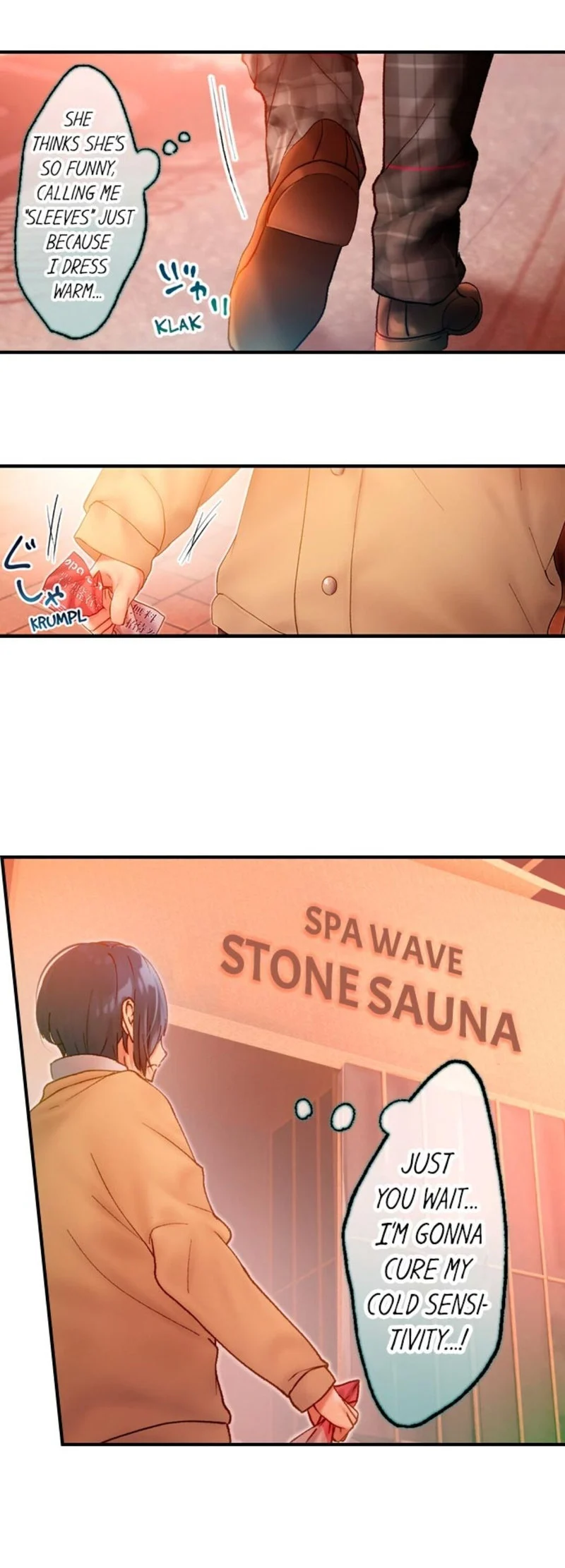 Sex in a Sauna with a No Makeup Gyaru chapter 1 page 3