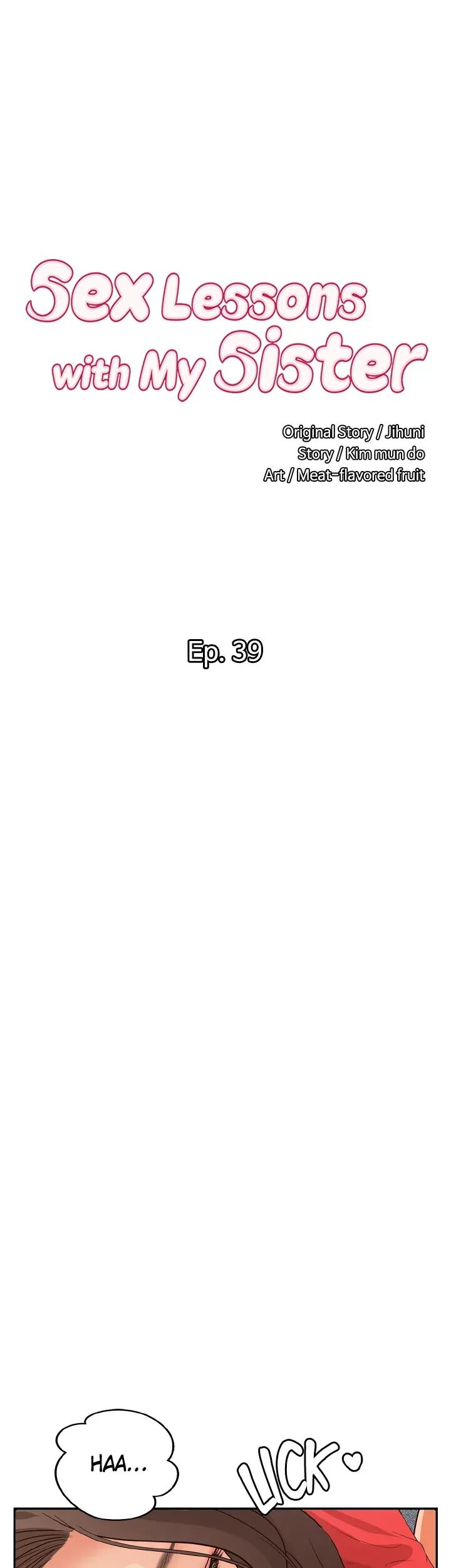 Sex Lessons with My Sister (Official) chapter 39 page 1