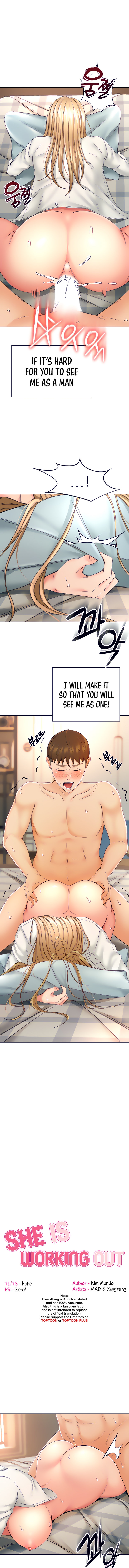 She is Working Out chapter 18 page 1
