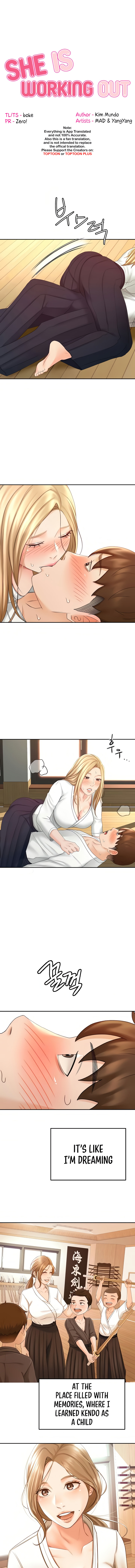 She is Working Out chapter 27 page 1