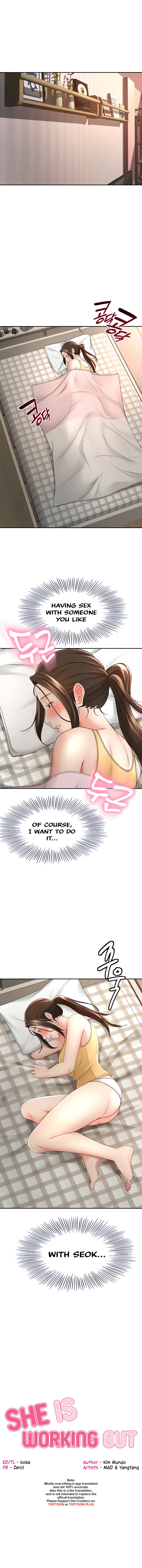 She is Working Out chapter 32 page 1