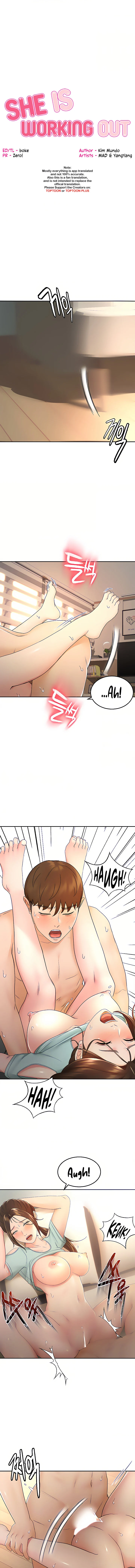She is Working Out chapter 38 page 1