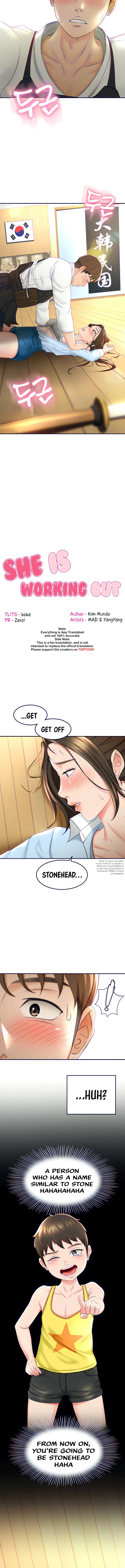 She is Working Out chapter 4 page 2
