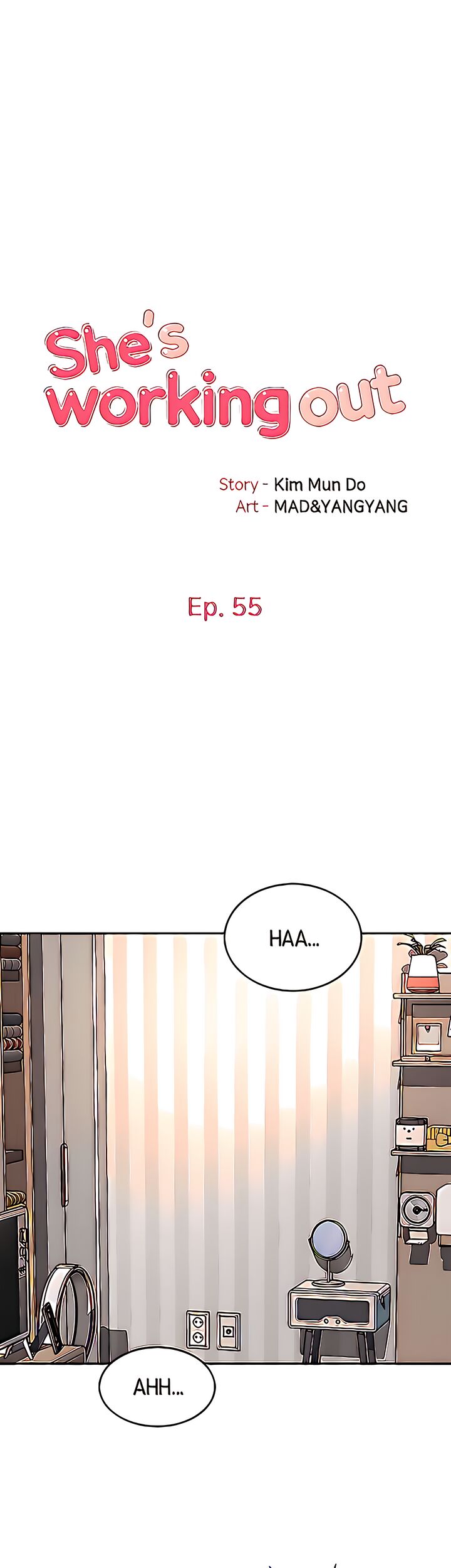 She is Working Out chapter 55 page 1