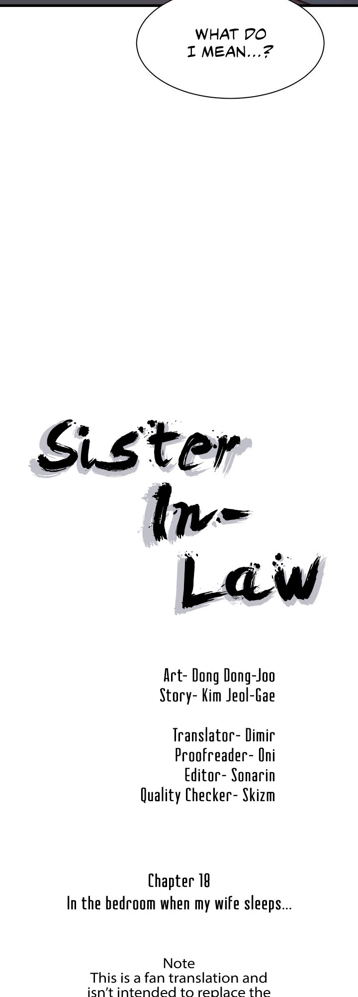 Sister-in-Law Manhwa chapter 18 page 3