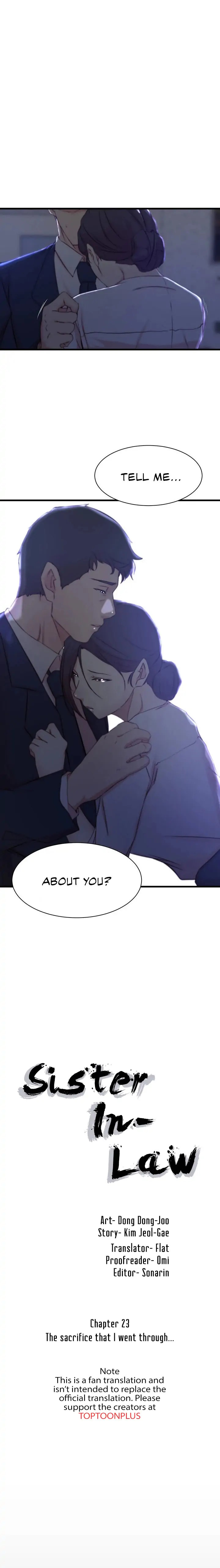 Sister-in-Law Manhwa chapter 23 page 1