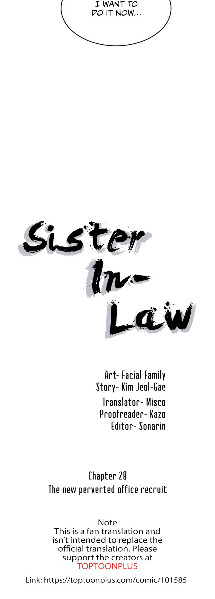 Sister-in-Law Manhwa chapter 28 page 3