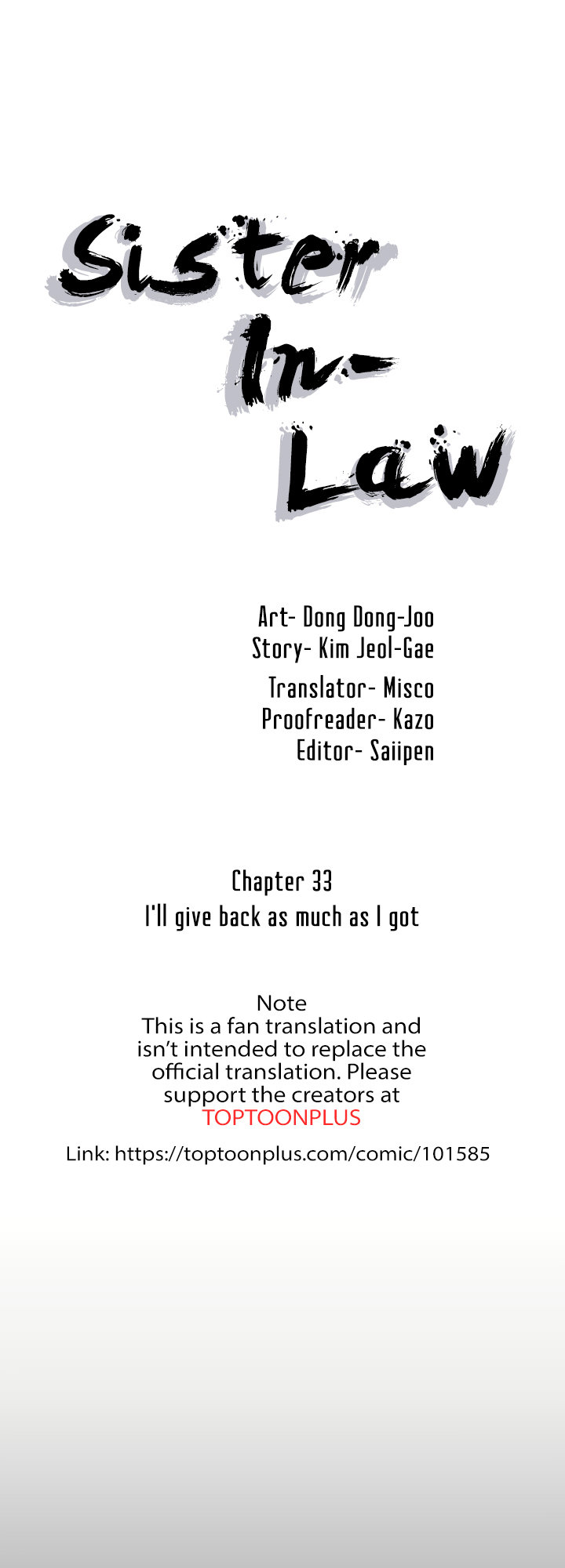 Sister-in-Law Manhwa chapter 33 page 3