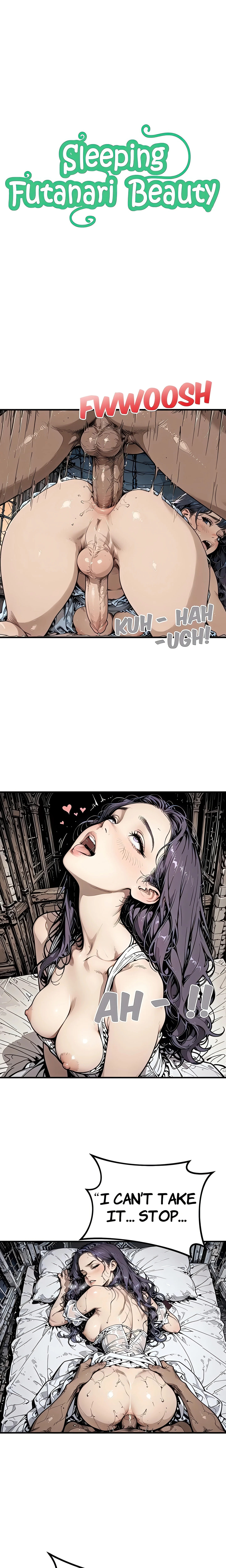 Sleeping Futanari Beauty (Uncensored) chapter 3 page 1