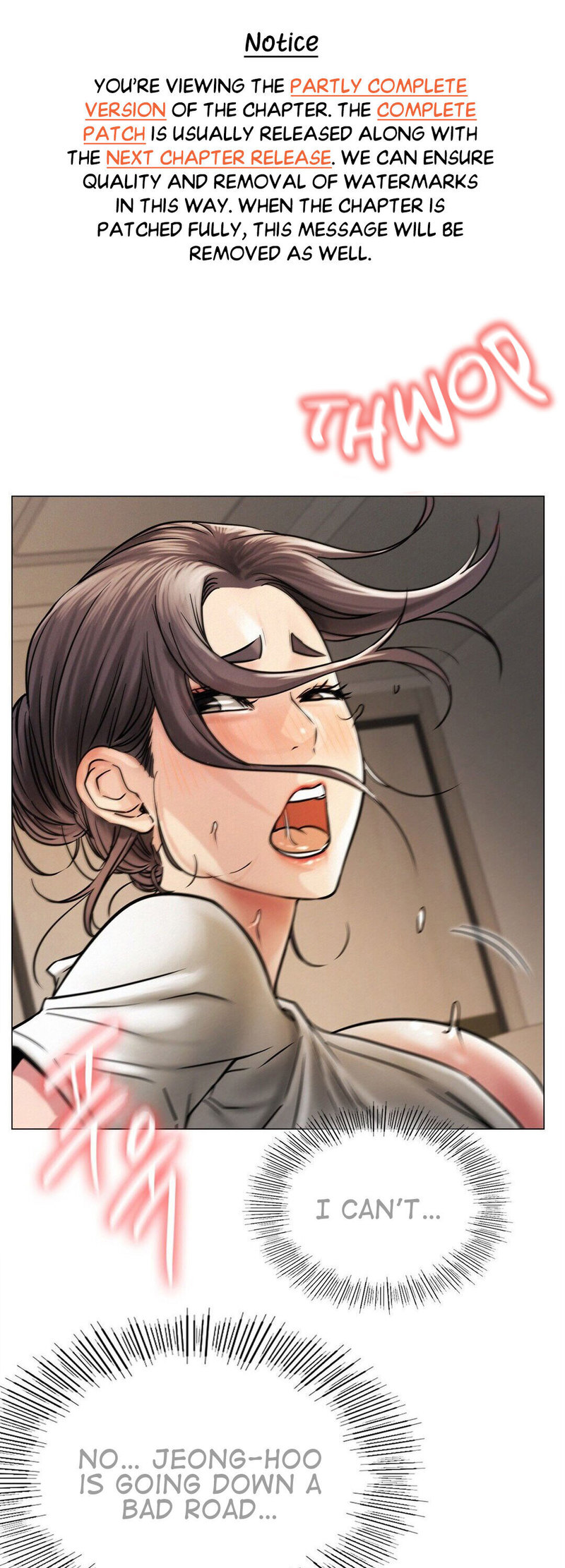 Staying with Ajumma chapter 12 page 1