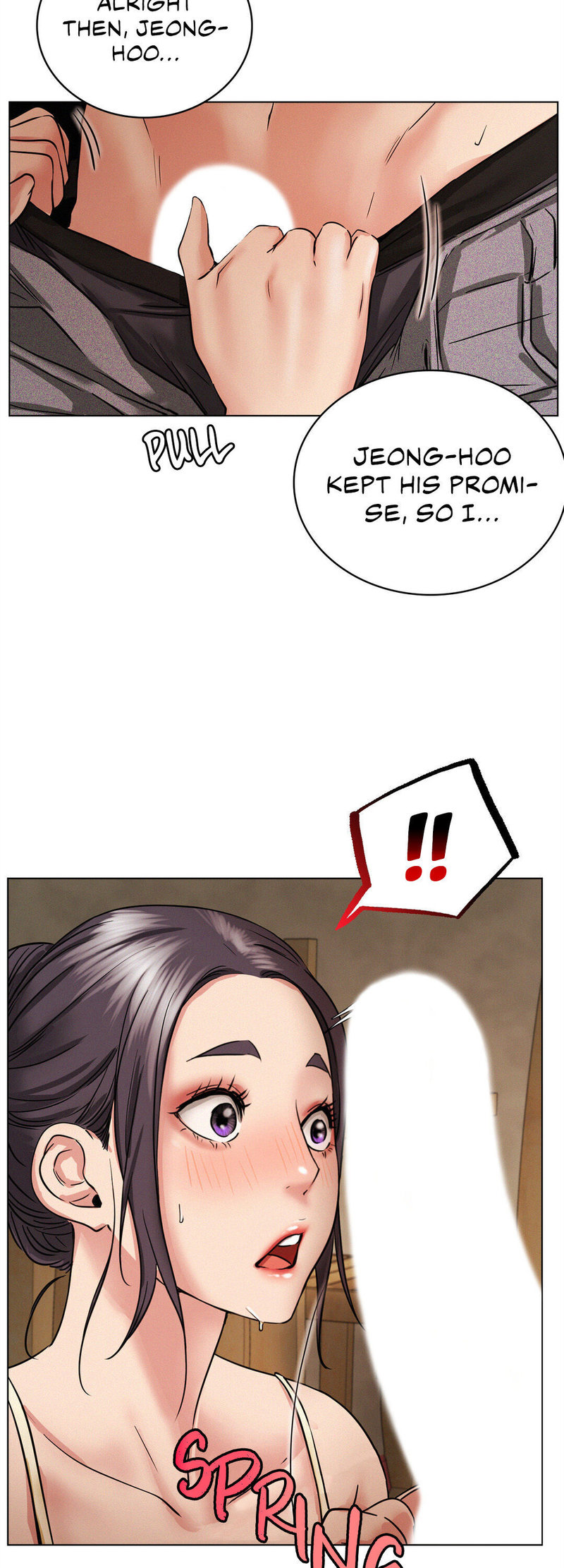 Staying with Ajumma chapter 15 page 45