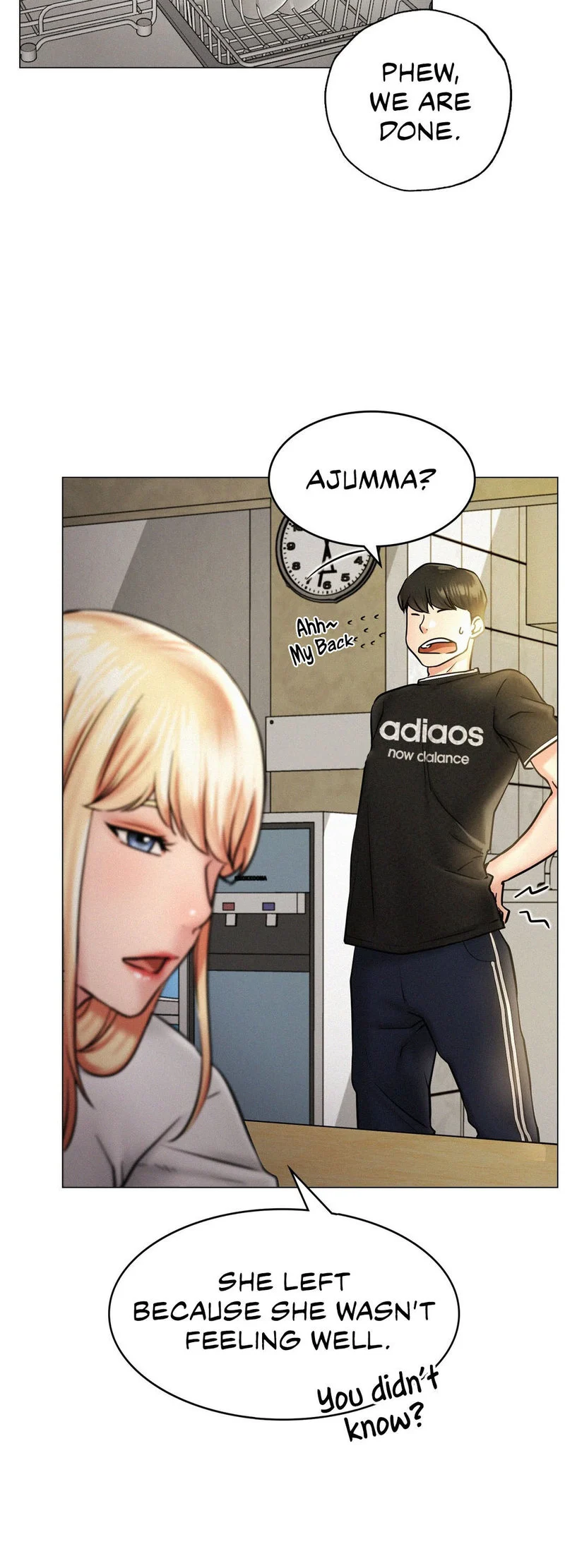 Staying with Ajumma chapter 2 page 56