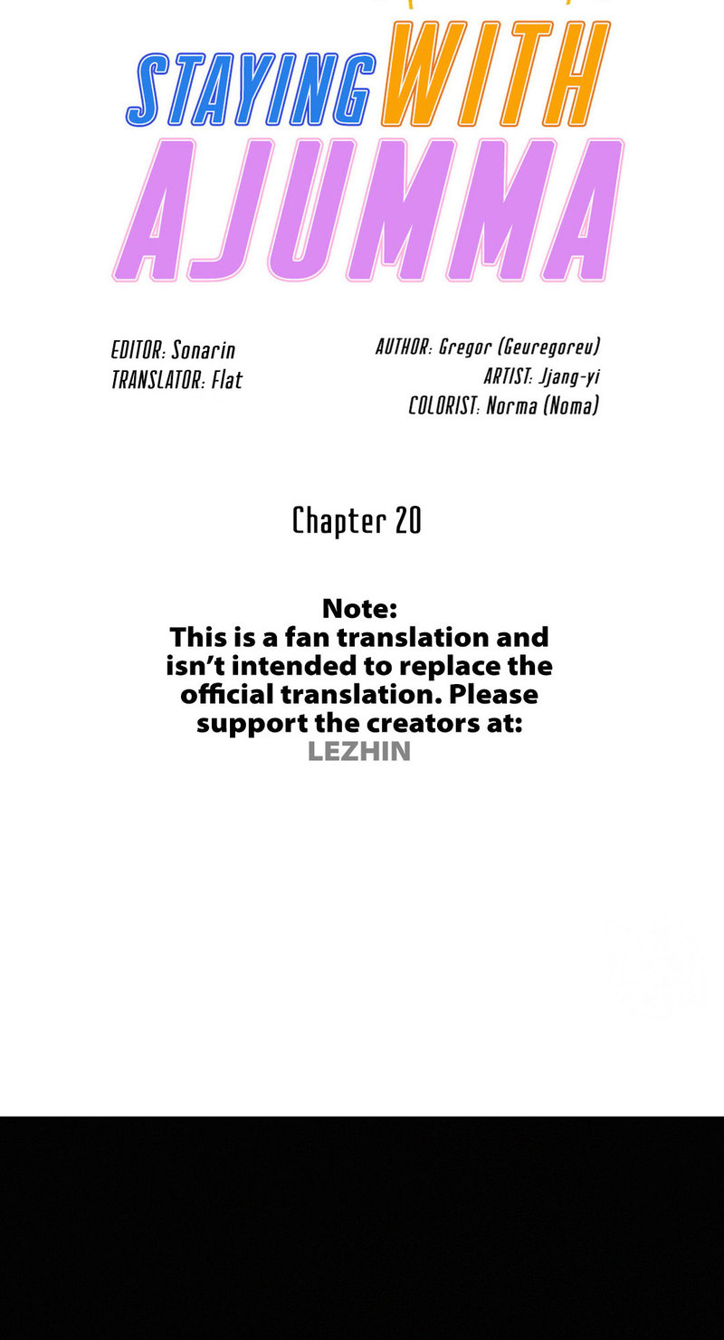 Staying with Ajumma chapter 20 page 6
