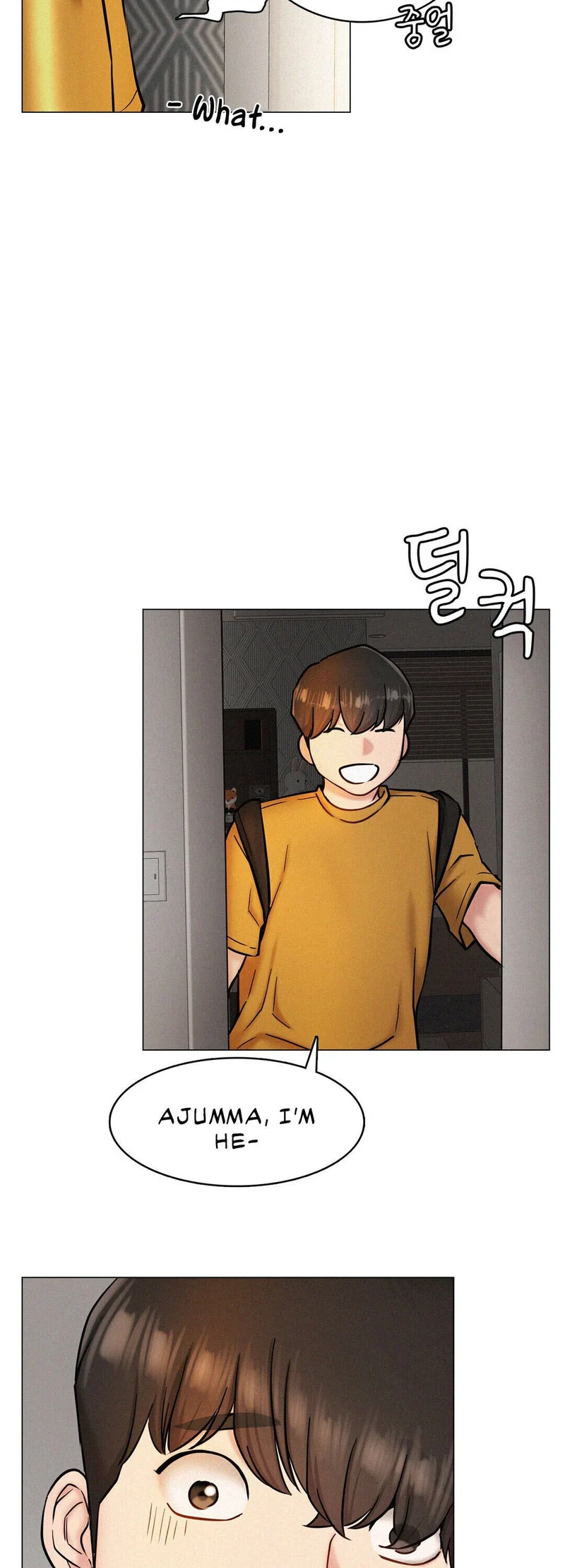 Staying with Ajumma chapter 3 page 55