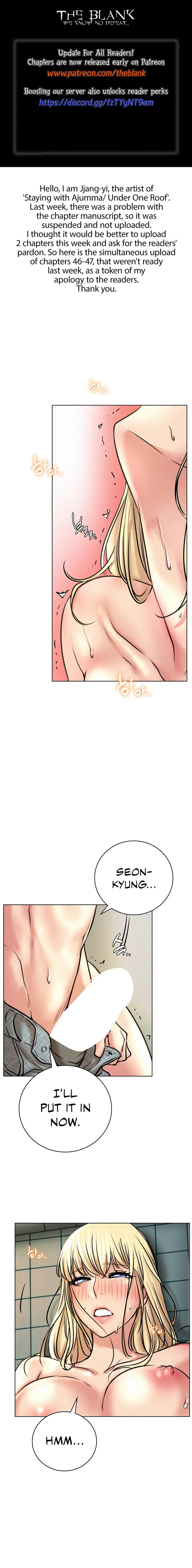 Staying with Ajumma chapter 46 page 1