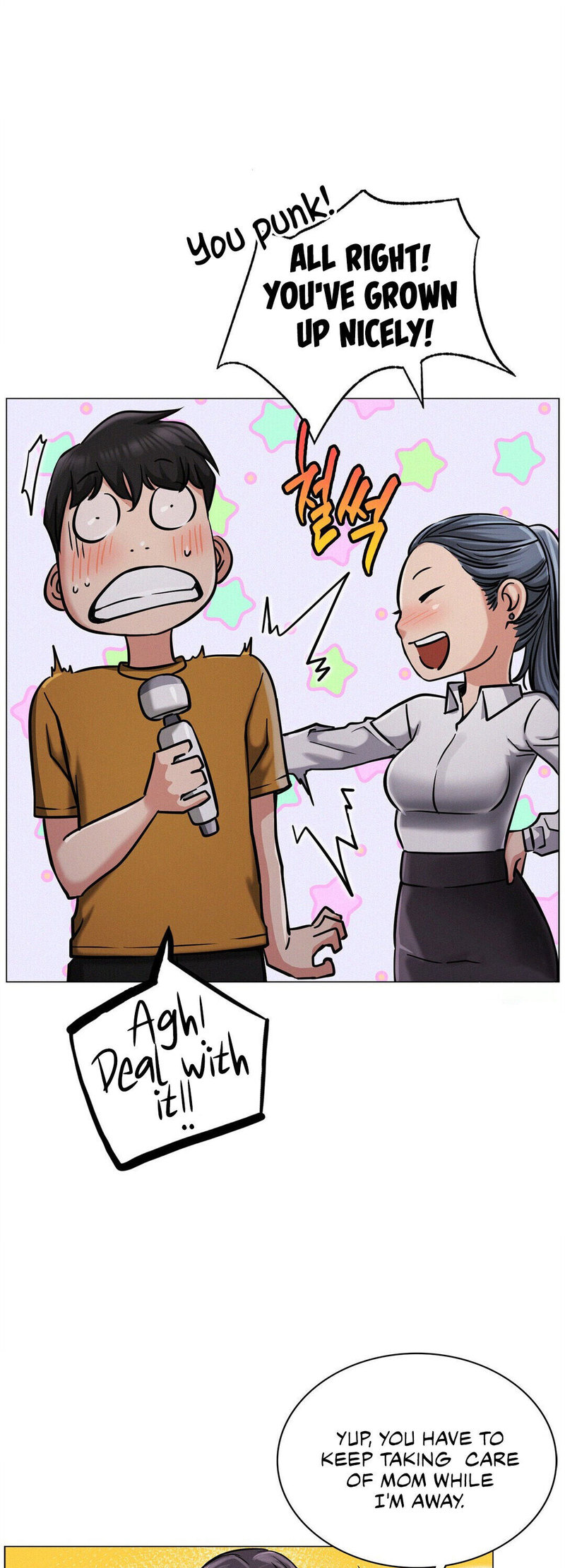 Staying with Ajumma chapter 8 page 17
