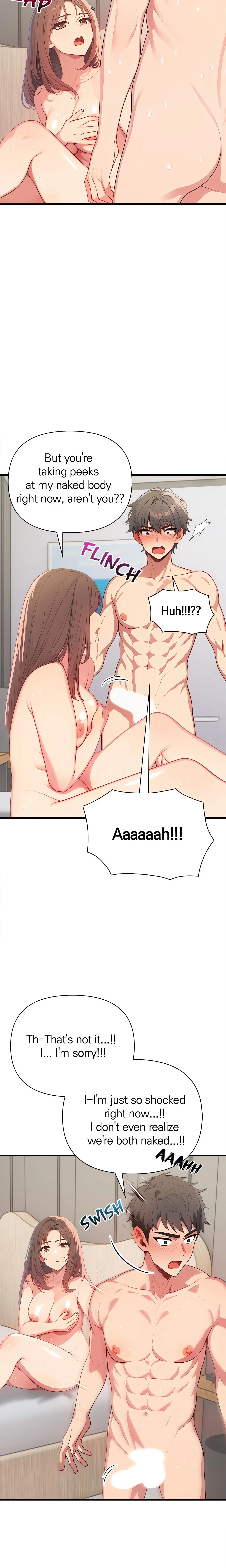 Stepping Out of the Shower to Find a Mysterious Beauty in My Bed chapter 1 page 12