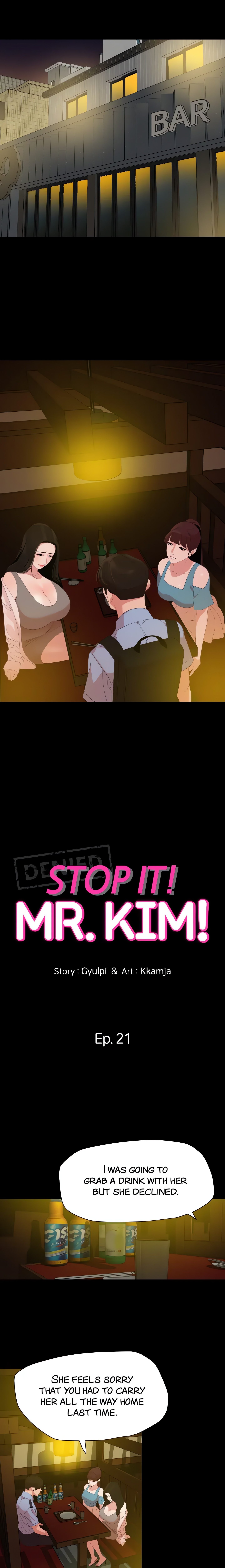 Stop It! Mr. Kim! (Official) chapter 21 page 1