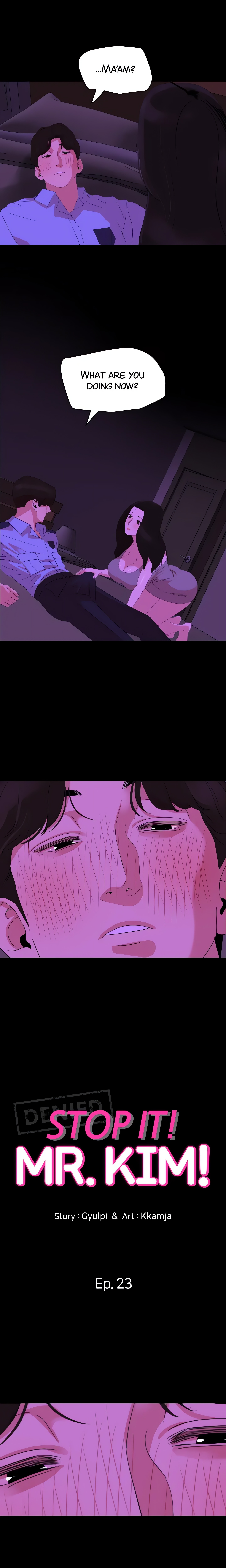 Stop It! Mr. Kim! (Official) chapter 23 page 1
