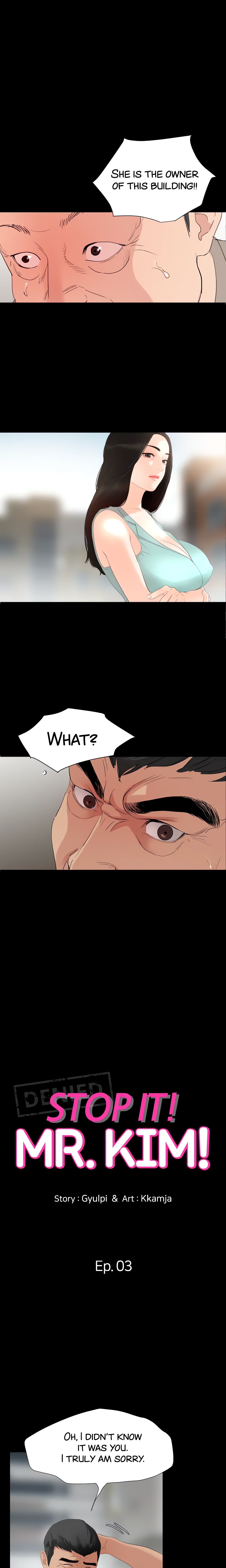 Stop It! Mr. Kim! (Official) chapter 3 page 1