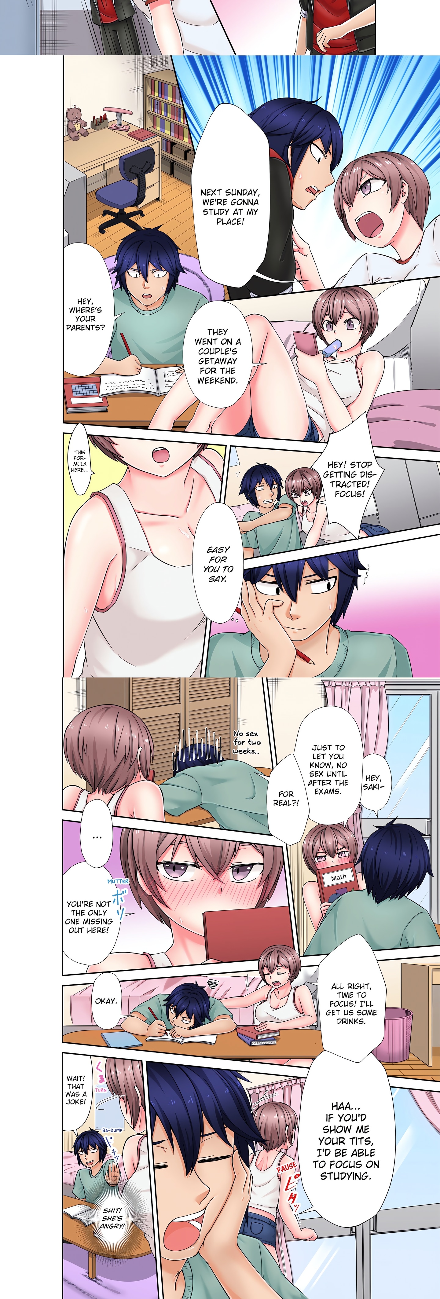Stop It…You’re Gonna Make Me Cum Again! Passionate, Sweaty Sex Everyday With My Awful Childhood Friend! (Uncensored) chapter 8 page 2