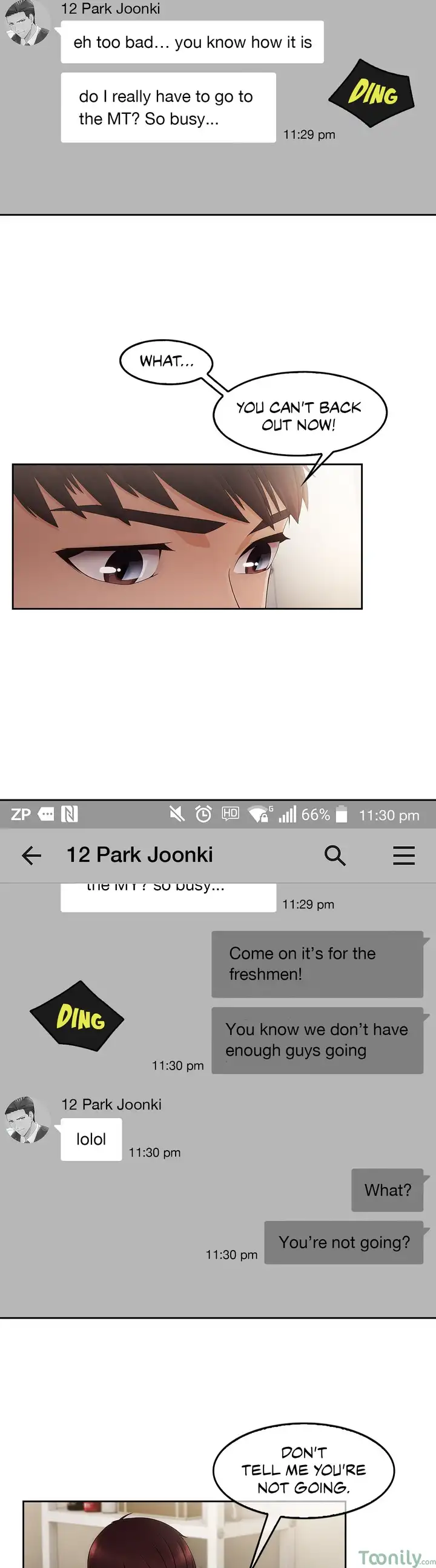 Sweet but Psycho chapter 1 page 43