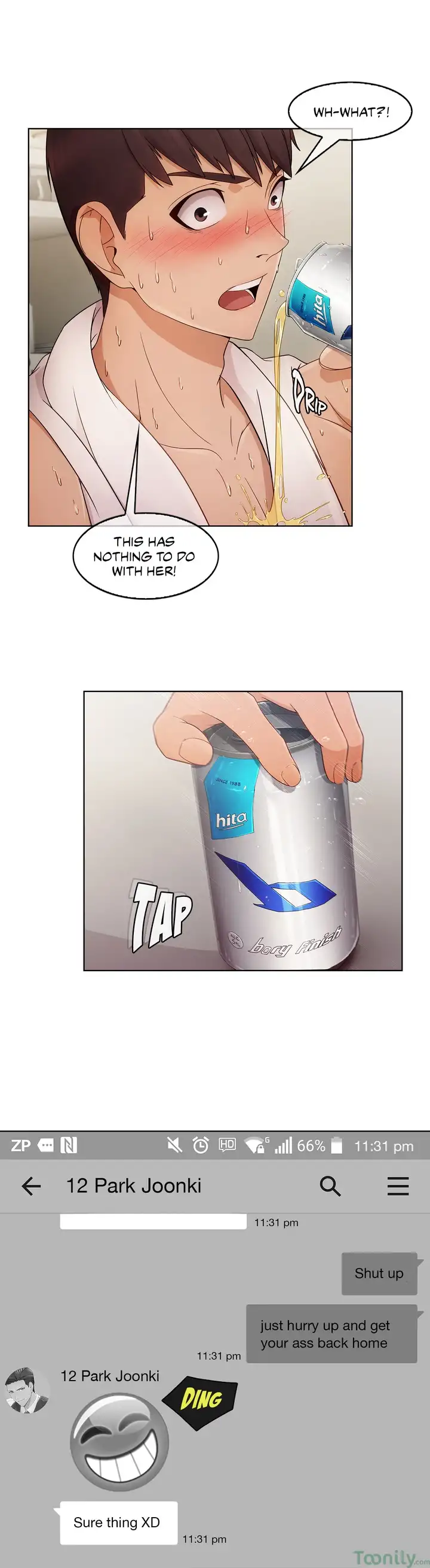 Sweet but Psycho chapter 1 page 45