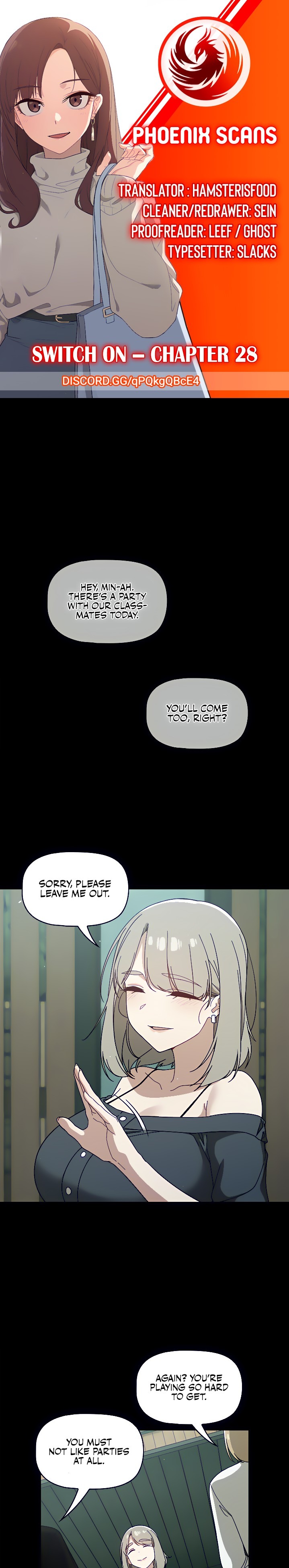 Switch ON chapter 28 page 1