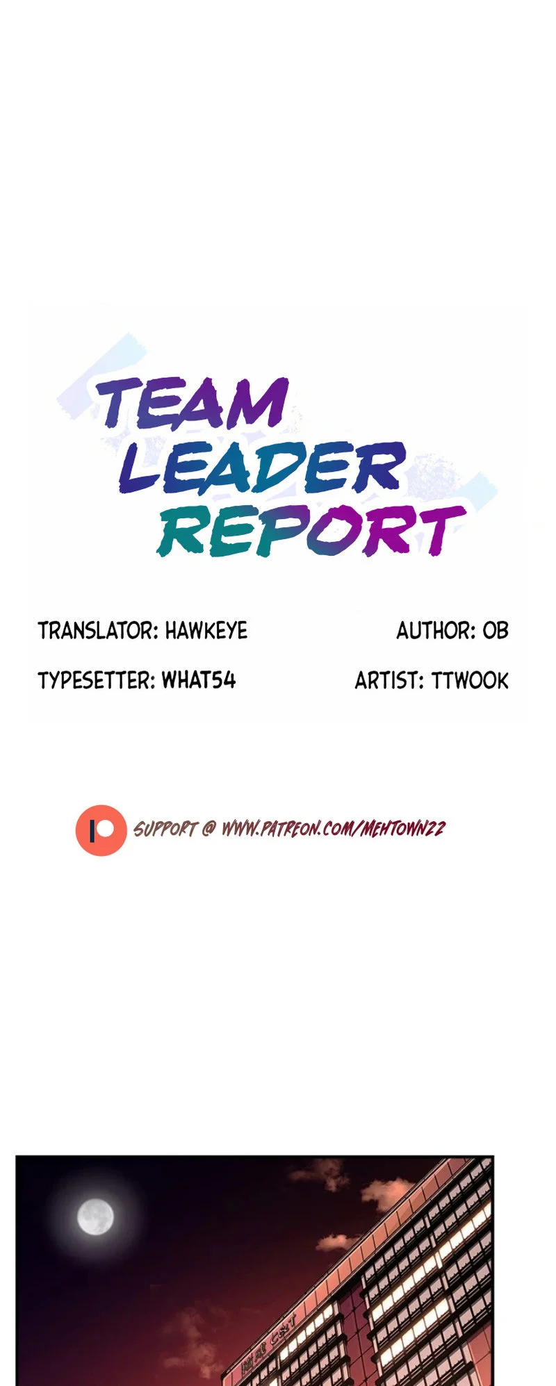 Team Leader Report chapter 43 page 1