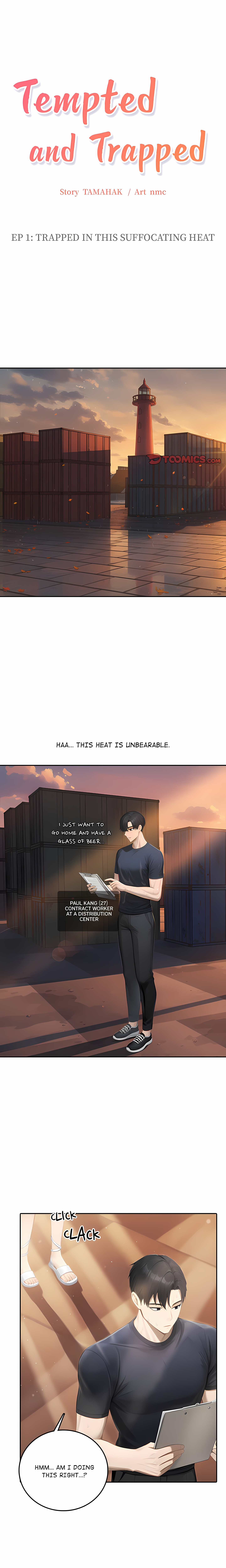 Tempted and Trapped chapter 1 page 1