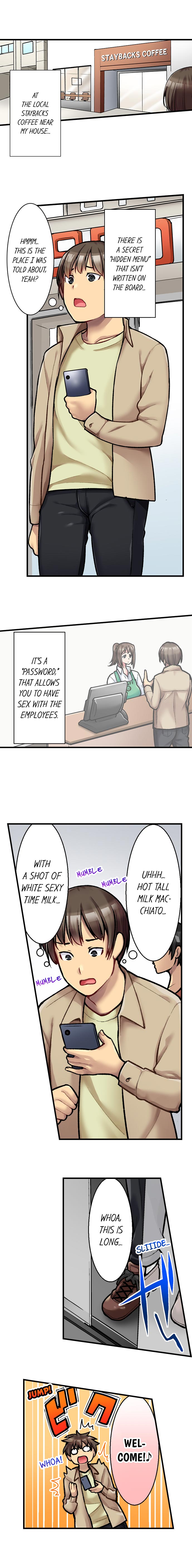 The Coffee Shop’s Secret Menu Item is Sex?! chapter 1 page 2
