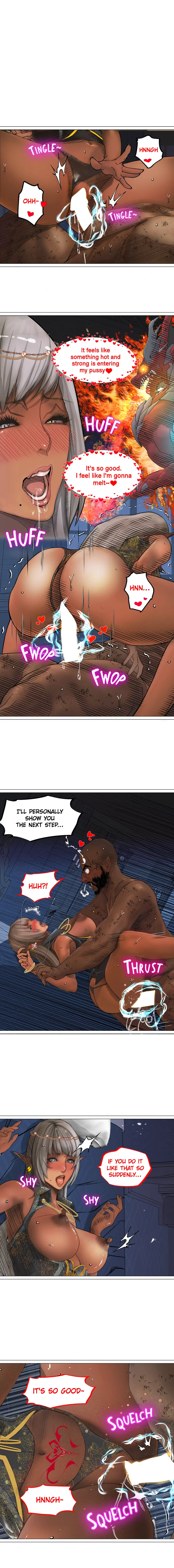 The DARK ELF QUEEN and the SLAVE ORC chapter 11 page 1