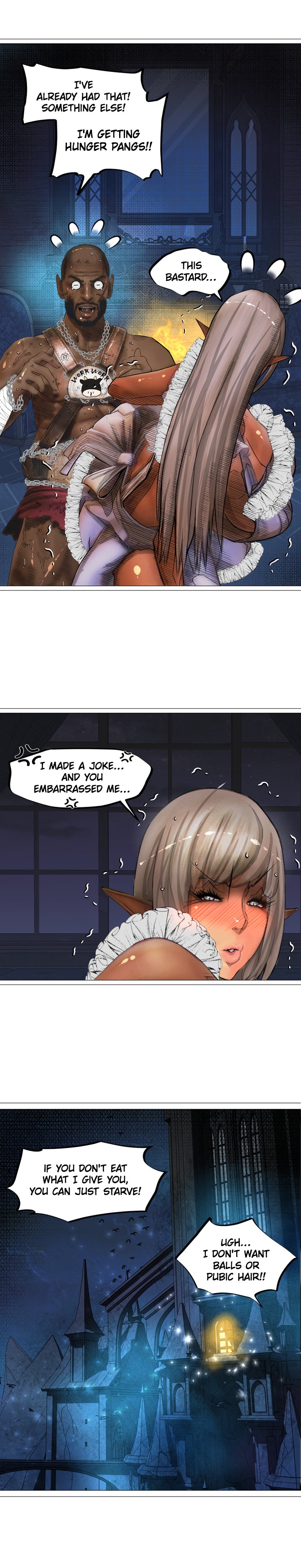 The DARK ELF QUEEN and the SLAVE ORC chapter 12 page 2