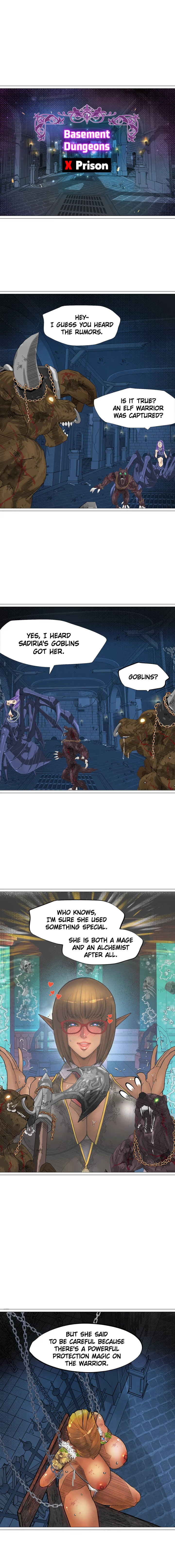 The DARK ELF QUEEN and the SLAVE ORC chapter 15 page 1