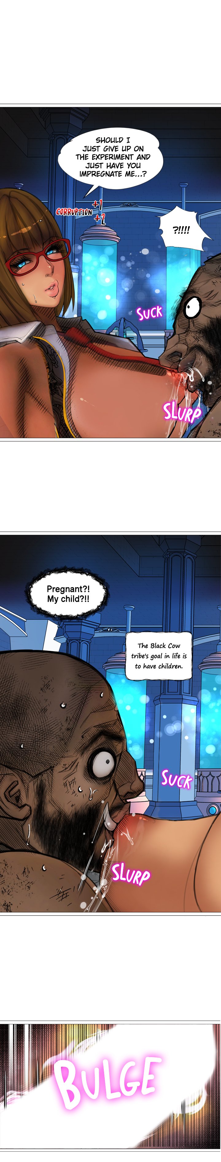 The DARK ELF QUEEN and the SLAVE ORC chapter 16 page 1