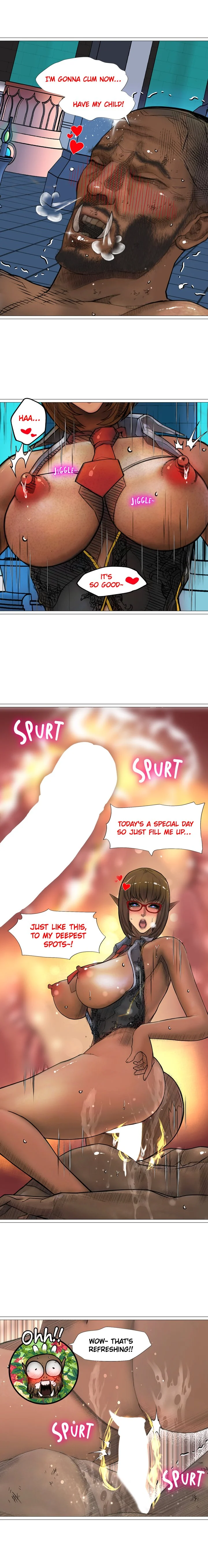 The DARK ELF QUEEN and the SLAVE ORC chapter 16 page 11
