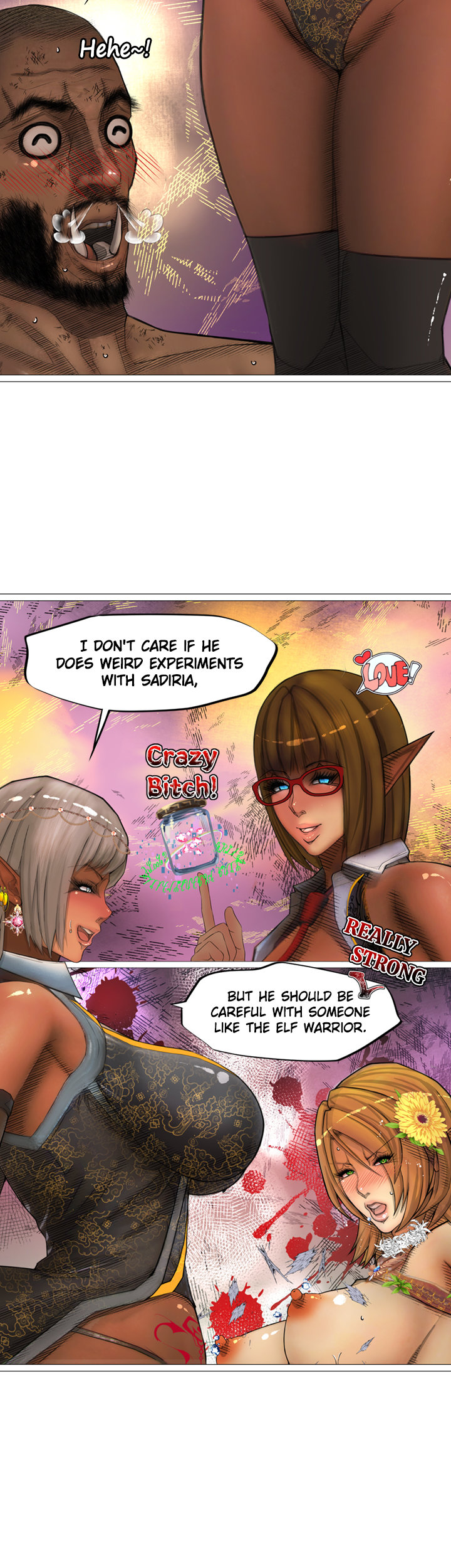 The DARK ELF QUEEN and the SLAVE ORC chapter 19 page 18