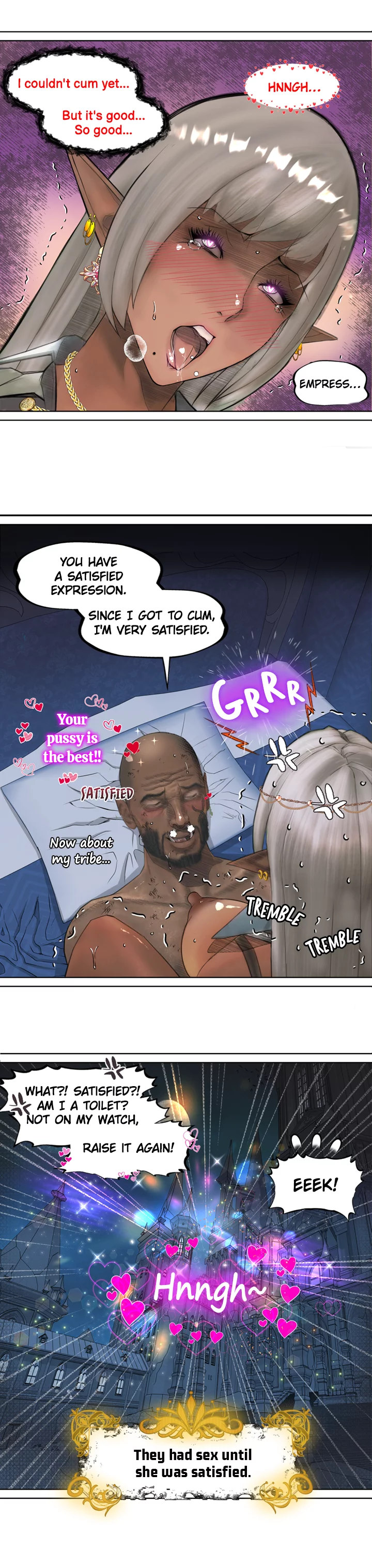 The DARK ELF QUEEN and the SLAVE ORC chapter 2 page 6
