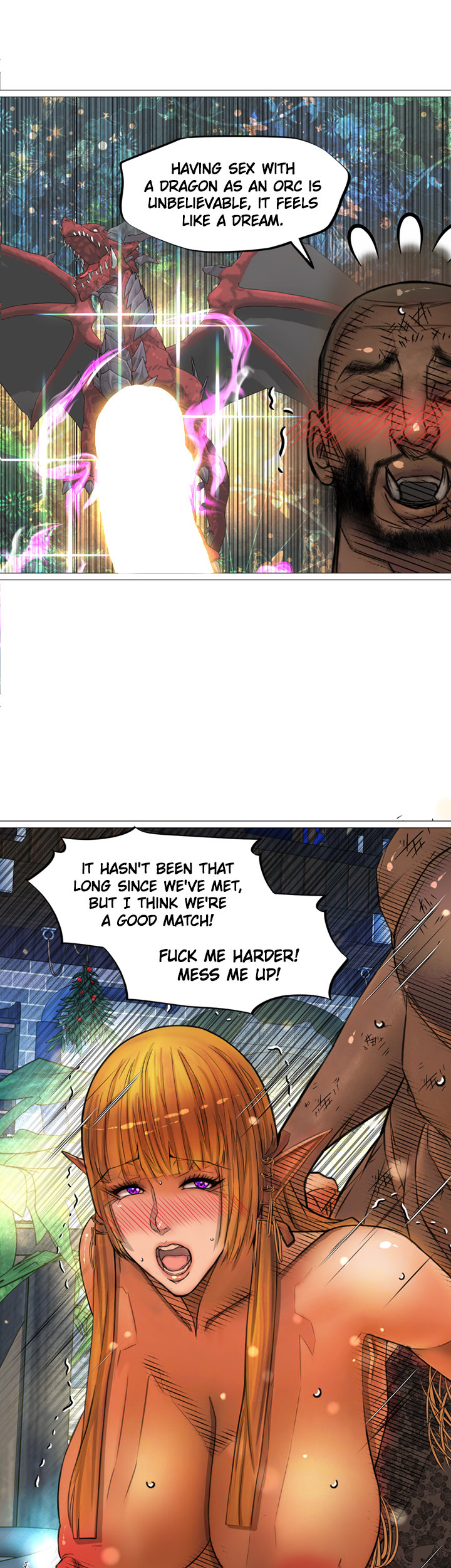 The DARK ELF QUEEN and the SLAVE ORC chapter 20 page 19