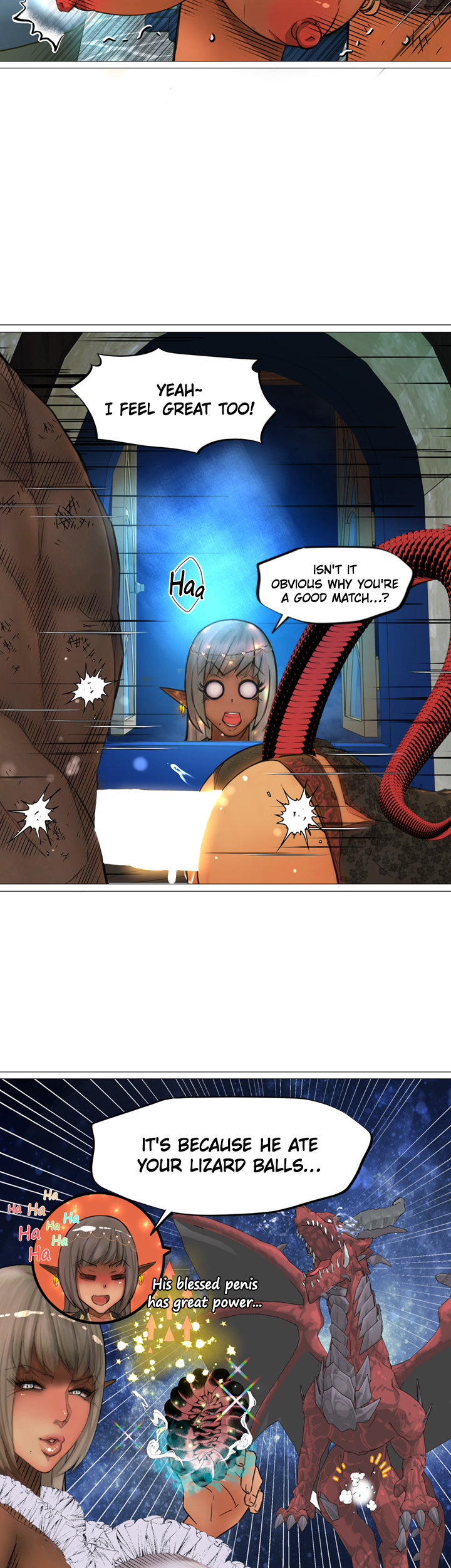 The DARK ELF QUEEN and the SLAVE ORC chapter 20 page 20