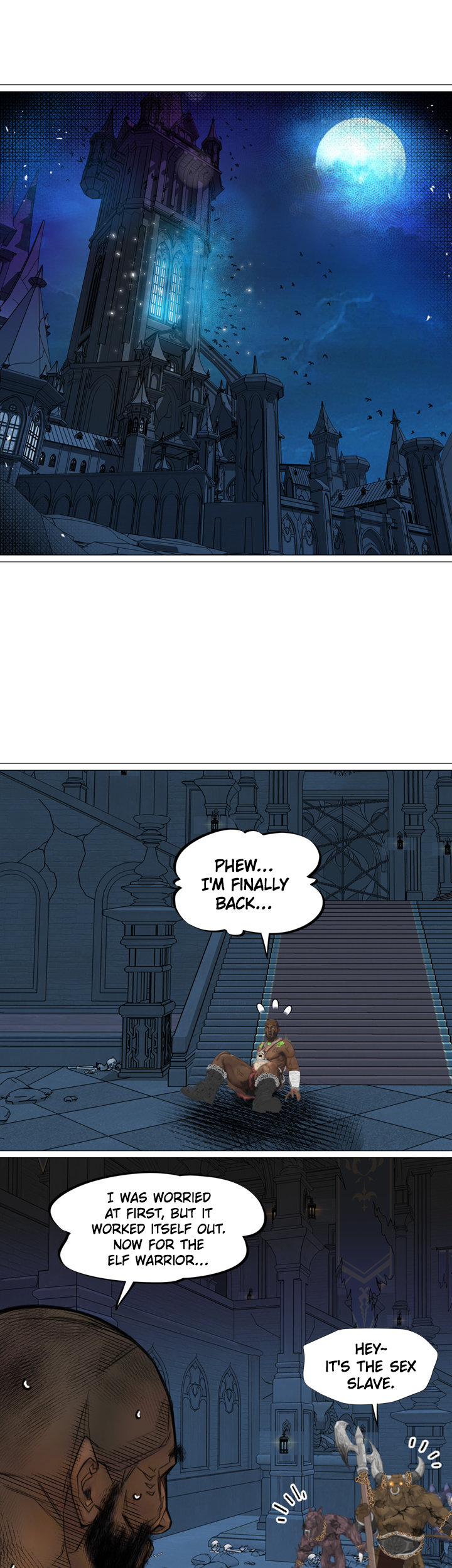 The DARK ELF QUEEN and the SLAVE ORC chapter 20 page 31